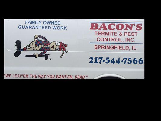 Our work van,advertising for us.