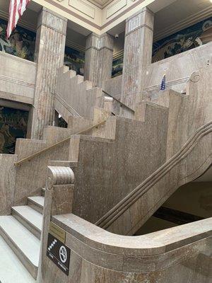 Marble staircase