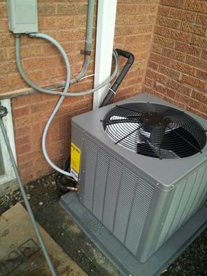 Another clean condensing unit install