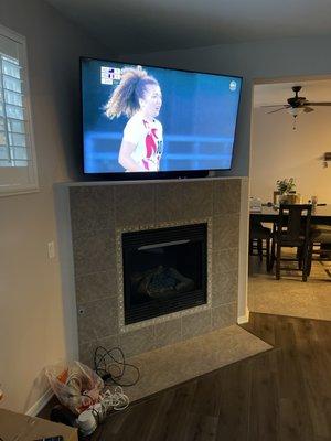 Swivel mount for living room