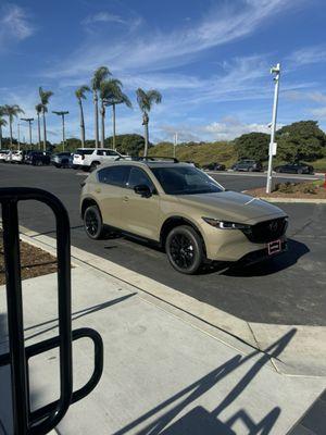 My first brand new car! 2024 Mazda CX-5 Carbon Turbo Edition.