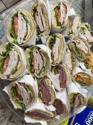 Sandwich tray catering