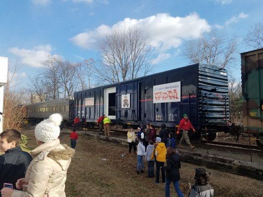 Toys for Tots Train