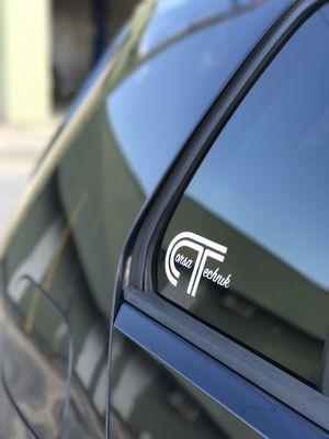 Our logo on our customers GTI