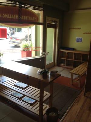 Front Desk of yoga studio