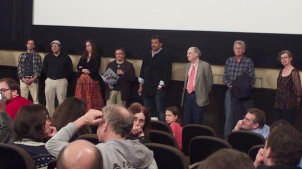 Q&A with Princeton professor Ed Brubaker and Neil deGrasse Tyson following screening of "Fly Me To The Moon."