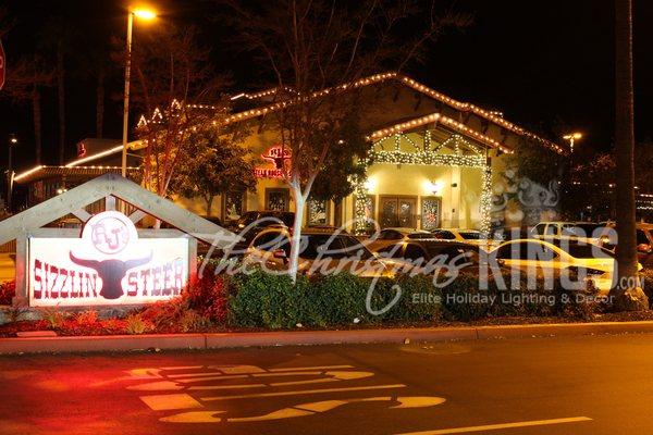 Professional Christmas Lighting for Restaurants