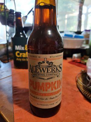 Pumpkin Ale: Alewerks Brewing Company