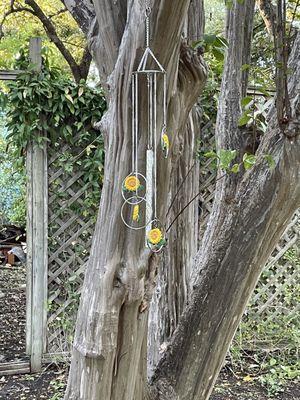 Sunflower chime in tree NSAC 2022