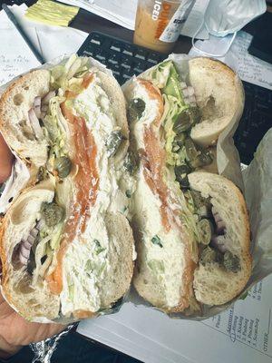 The lox sandwich