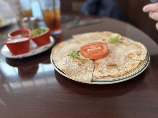 Ghost pepper quesadilla