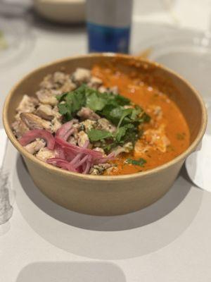 Makhni bowl with charred chicken