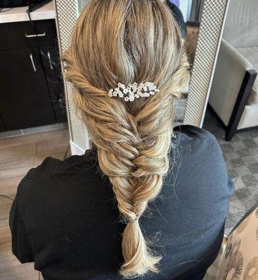 Wedding hair by Kayla