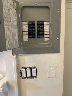 Another panel replaced for our customer in Greenpoint, Brooklyn and 5 dedicated circuits added for kitchen area.