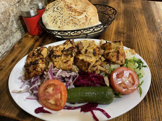 Chicken Shish Plate