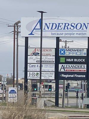 Anderson auto  because people matter