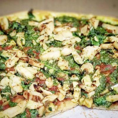 Chicken Pesto Pizza