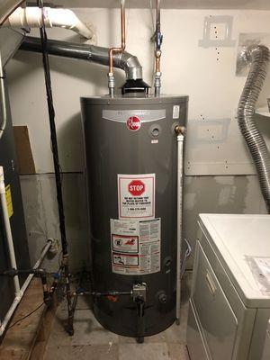 Rheem 75 Gallon water heater installation-Chicago, IL