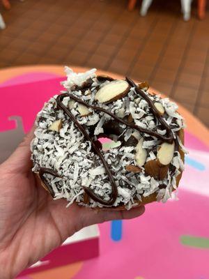 Almond Joy Donut