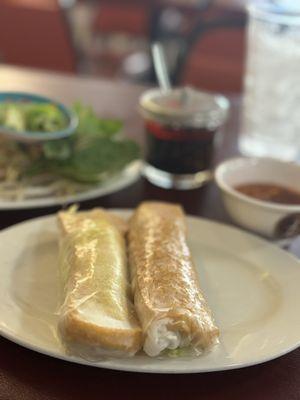 Tofu spring rolls