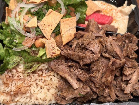 Beef Shawarma Plate