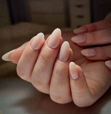 This is my Structured Luxe Manicure. All services include Russian Manicure techniques.