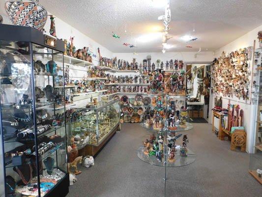 Kachina House. Our main room. Please come and see for yourself why we are the largest distributor of Native American arts and crafts.