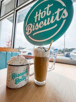 Peppermint Mocha and Kentucky coffee