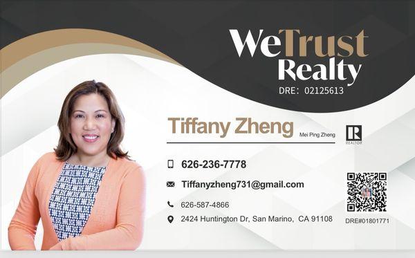 Tiffany Zheng-RE/MAX Elite Realty