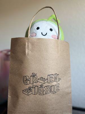 Mr. Green Bubble plushie