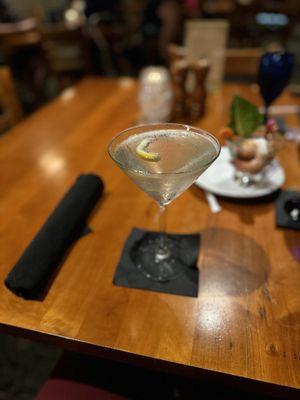 A vesper. Which was frankly perfection.