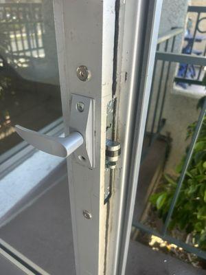 Customer wanted an Adam Rite Lock mechanism installed at their office in porter ranch.