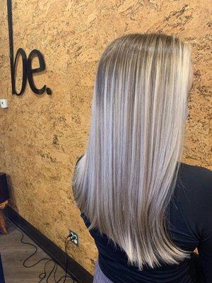 Wanted to move from warm to ash blonde. Success! By Bella