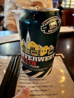 Familiar lakefront riverwest stein