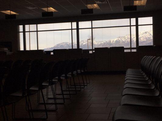 Winner of DMV with the best views in waiting area lol