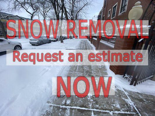 SNOW REMOVAL
Leave us a message for a free estimate.