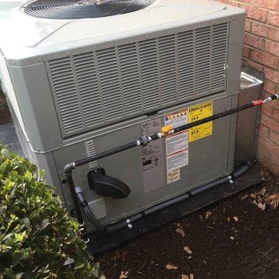 Trane 14seer Gas Pack Installation