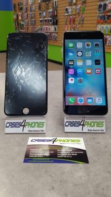 We repair Apple Iphone Screens usually finished within one hour!