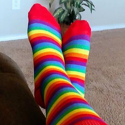 I'm Baaaack...  Taste The Rainbow Baby  www.texastieguy.com #Skittles #SockGame #TexasTieGuy