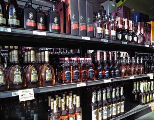 Vodkas, bourbons, tequilas, scotch, brandy, you name your favorite liquor, we carry it all.