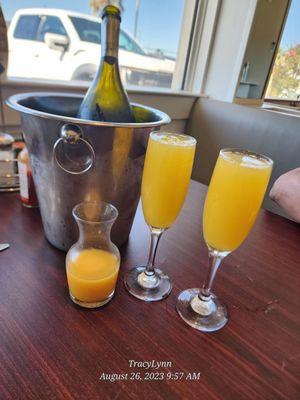 They have great mimosas