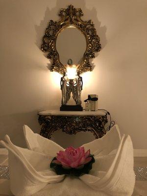 Every massage treatment is performed in a private room to give you comfort and relaxation.