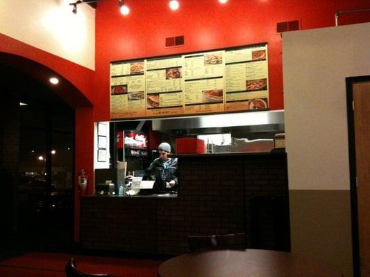 Interior / order desk / menu board