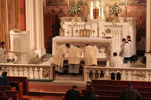 Traditional Latin Mass; Feast of the Immaculate Conception at Saint Paul's