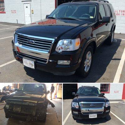 2010 Ford Explorer ready to go! Work by Milton's Paint and Body Shop