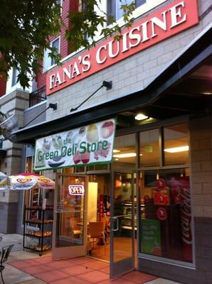 The entrance of Fana's Cuisine