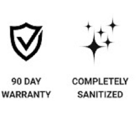 90 Day Warranty on Certified Refurbished products. Completely Sanitized