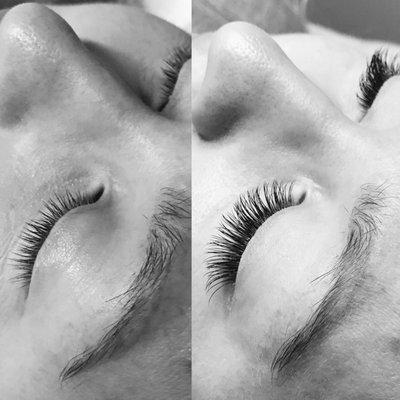 Before/After Lashes