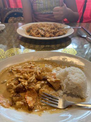 Pad Thai & Massaman Curry.!