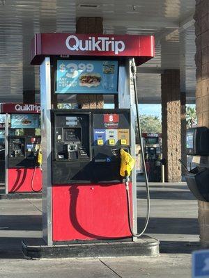 Out of order gas pumps